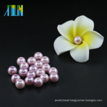 Fashion High Quality UA47 Purple Velvet Glass Pearl Beads Czech Faux Pearls Jewelry Making Beads